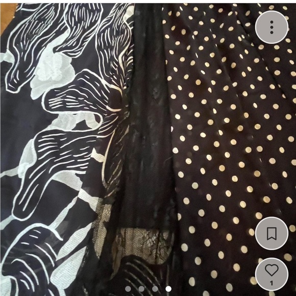 Y2K mesh and lace Blake and white mini skirt by FUZZI by Jean Paul Gaultier - Picture 4 of 4